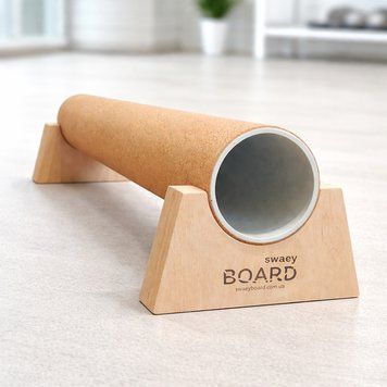 Балансувальна колода з корковим покриттям, 90х11см, одна секція, SwaeyBoard / Колода-балансир / Доріжка-колода балансувальна 345706302 фото