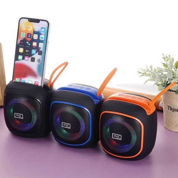 Портативна Bluetooth-колонка з підсвічуванням, 5 ВТ, від USB, JZ-1125, Чорна / Мобільна колонка / Бездротова колонка блютуз 234586756 фото