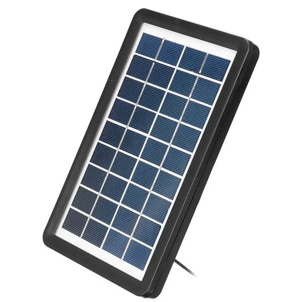 Ручний ліхтар з сонячною панеллю та PowerBank (6400 мАг) + 3 лампочки, DP-6001B+Solar / Портативна зарядна станція 234564420 фото