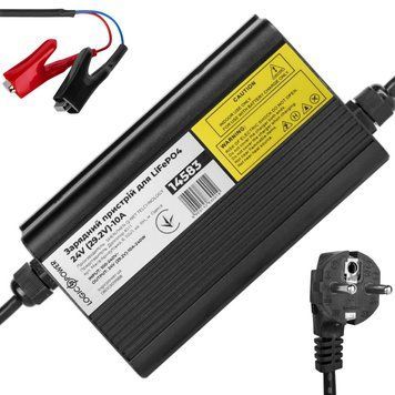 Зарядний пристрій для акумуляторів LiFePO4 24V (29.2V), 10A, 240W / Зарядний пристрій мережевий 345610292 фото