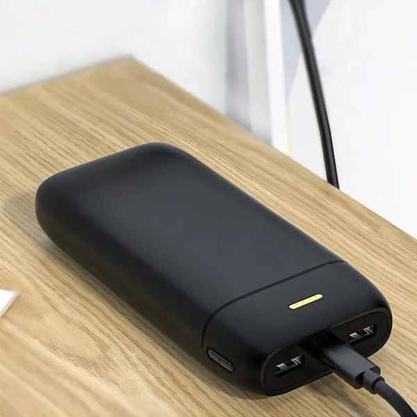 Портативний зарядний пристрій зі швидкою зарядкою 20000mAh з USB, LENYES PX267, Чорний / Повербанк для телефону / Зовнішній акумулятор Power bank 234568192 фото