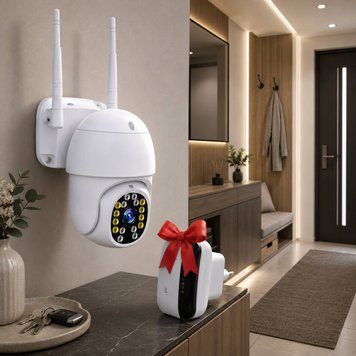 WiFi камера уличная 5Мп, HX A 1536C + Усилитель WiFi MT02 / Уличная IP камера с датчиком движения 234571370 фото