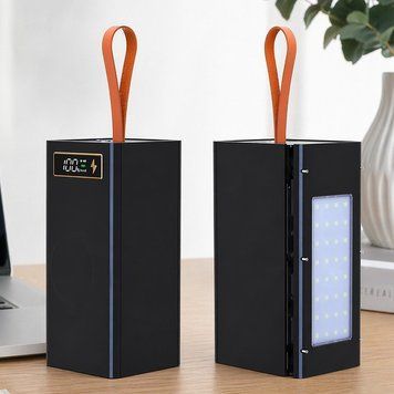 Корпус для повербанка (40х18650), 4хUSB, D40-PD, Черный / Бокс для Powerbank / Корпус павербанка с фонариком 234589308 фото