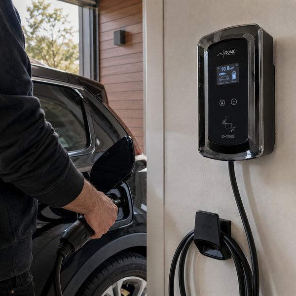 Автомобільна зарядна станція, 7 кВт, iDome ID-7000S / Зарядка для машини / Зарядна станція для автомобіля 234596475 фото