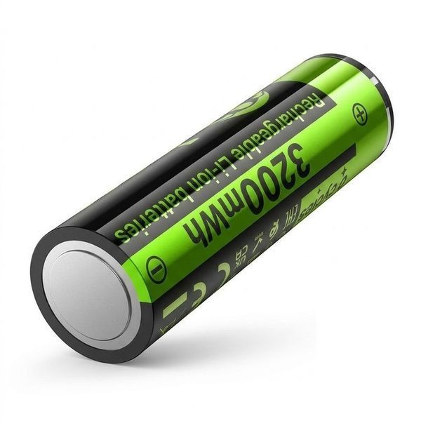2 шт Акумулятор Li-Ion, AA, 860mAh, 1.5V, USB-C, HOCO JA3, Зелений / Батарейка літій-іонна / Пальчиковий акумулятор 234585737 фото