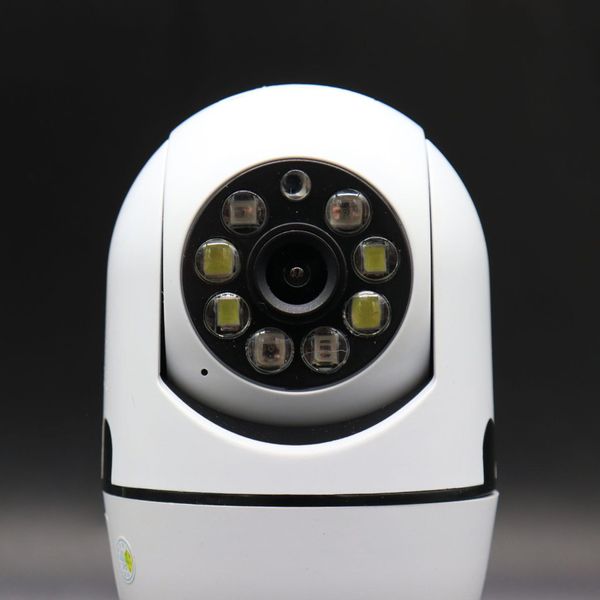 Панорамна IP камера відеоспостереження в цоколь Е27, Smart Camera / Бездротова WiFi камера з датчиком руху 234564933 фото