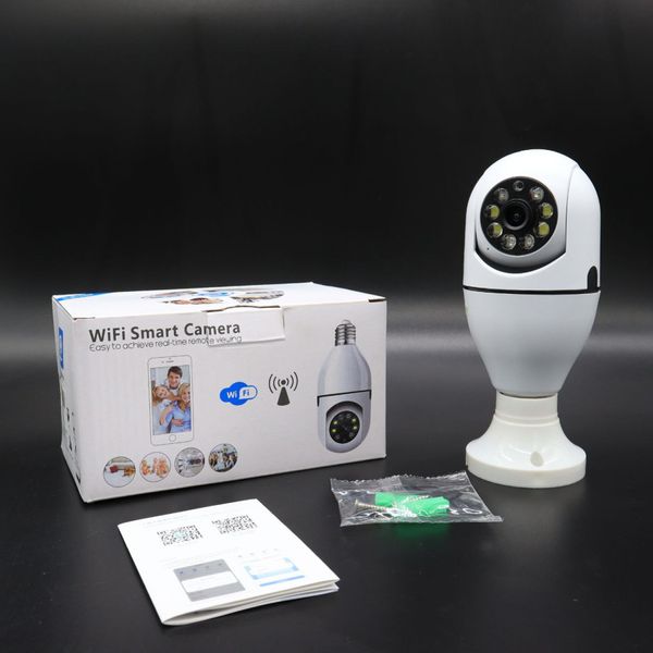 Панорамна IP камера відеоспостереження в цоколь Е27, Smart Camera / Бездротова WiFi камера з датчиком руху 234564933 фото