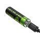 2 шт Акумулятор Li-Ion, AA, 860mAh, 1.5V, USB-C, HOCO JA3, Зелений / Батарейка літій-іонна / Пальчиковий акумулятор 234585737 фото 8