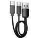 2 шт Акумулятор Li-Ion, AA, 860mAh, 1.5V, USB-C, HOCO JA3, Зелений / Батарейка літій-іонна / Пальчиковий акумулятор 234585737 фото 7