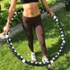 Массажный обруч хулахуп с магнитами, Massaging Hoop Exerciser / Спортивный обруч для похудения с массажными роликами 123457618 фото 5