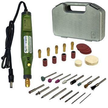 Акумуляторний міні гравер + насадки, 18V, 20W, від USB Slite P-500-2 / Гравірувальна ручка / Портативний гравер на акумуляторі 234590864 фото