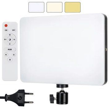 Светодиодная LED лампа 26см, от сети, PL260 / Свет для видео / Видеосвет / Прямоугольная лампа для съемок 234572648 фото