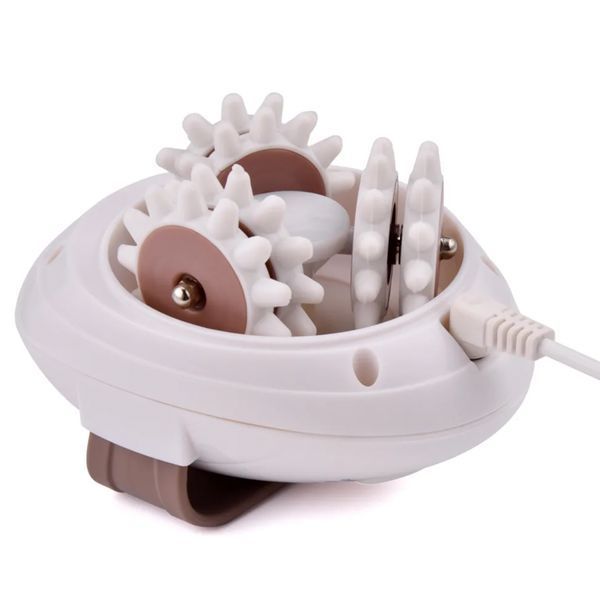 Антицеллюлитный массажер Massager With Wheels + Набор фитнес резинок / Ручной роликовый массажер для тела / Массажер от целлюлита 123462631(цей артикул вірний) фото