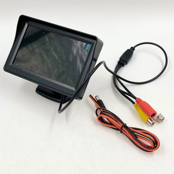 Автомобільний монітор для двох камер LCD TFT 4,3" / Дисплей для камери заднього виду 234561863 фото