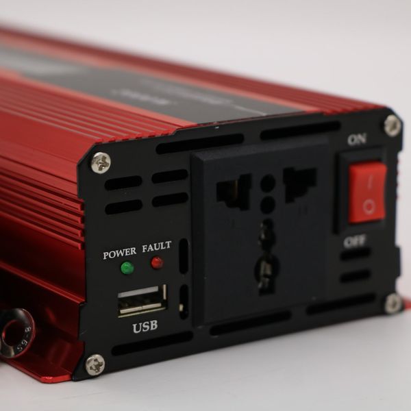 Преобразователь напряжения с 12V на 220V, 2000W+LCD, KC-2000D / Автомобильный инвертор постоянного тока 234560457 фото