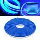 Светодиодный неон 5 м, LED NEON 12V-220V / Гибкая неоновая лента Синий 23456282601 фото 1