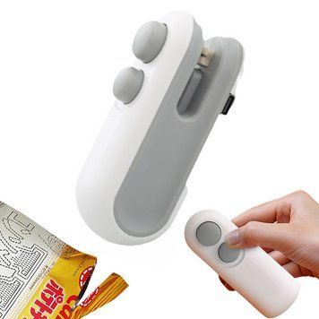 Ручной мини-запайщик пакетов от USB, Белый / Мини-упаковщик / Запайщик пакетов / Термоупаковщик 234582677 фото