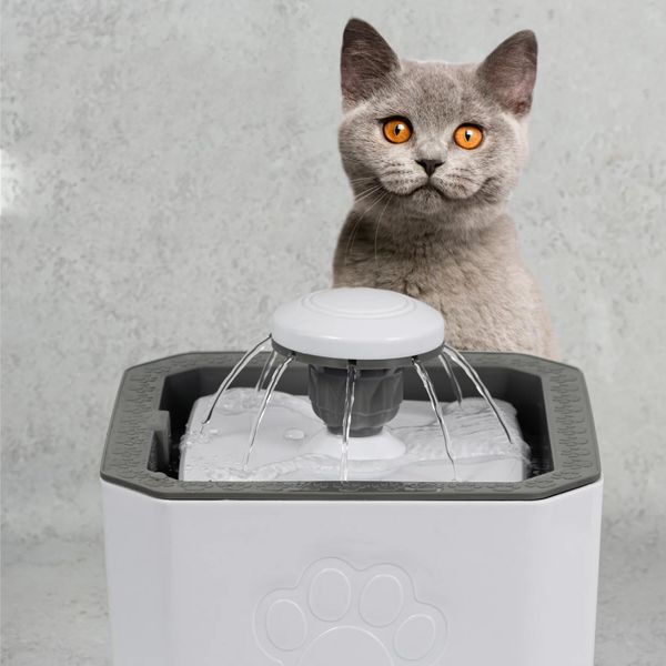 Автоматична поїлка-фонтан для собак та котів 2,5л, Pet Water FOUNTAIN / Питний фонтанчик для тварин 234566735 фото