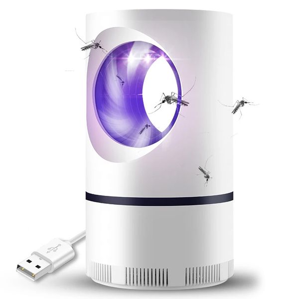 Лампа-пастка для комарів та комах, від USB, Mosquito Killer 360 / Електричний знищувач комарів 234563392 фото