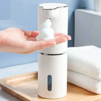 Автоматичний диспенсер для рідкого мила 350мл, від USB / Сенсорний дозатор для мила / Безконтактний диспенсер 234574543 фото