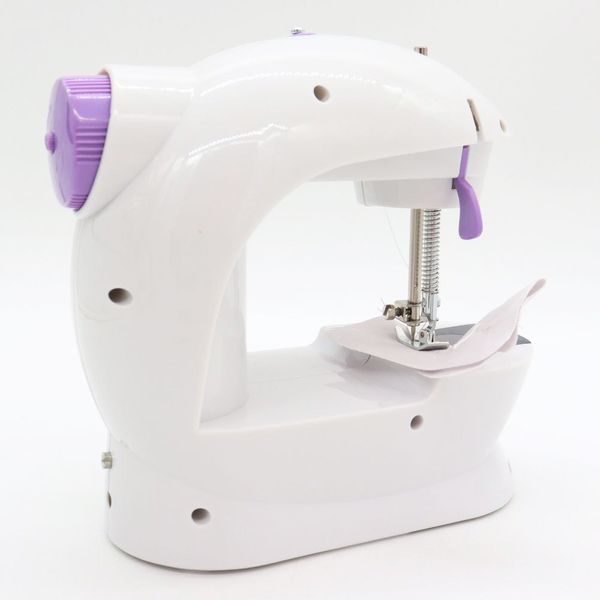 Швейна машинка 250 Вт, Mini Sewing SM202A / Домашня міні машинка для шиття з педаллю 234571486 фото