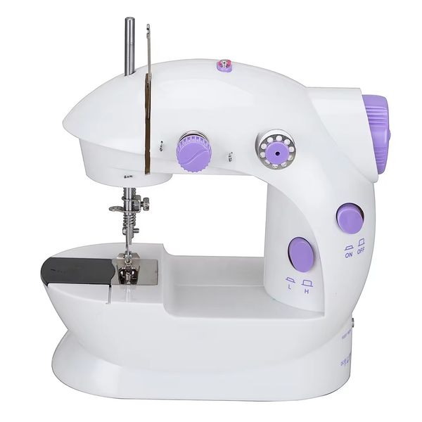 Швейна машинка 250 Вт, Mini Sewing SM202A / Домашня міні машинка для шиття з педаллю 234571486 фото