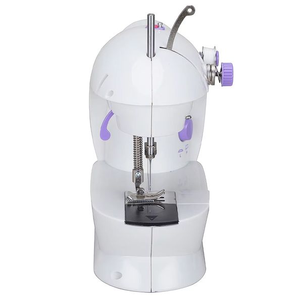 Швейна машинка 250 Вт, Mini Sewing SM202A / Домашня міні машинка для шиття з педаллю 234571486 фото