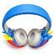 Навушники бездротові з поп іт Єдиноріг, 200 мАч, Bluetooth, USB, Сині / Дитячі навушники / Блютуз навушники / Накладні навушники 234566547 фото 5