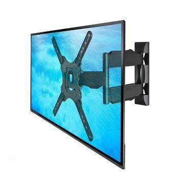 Настінне кріплення для телевізора 32-60", до 27 кг, P4, Чорний / Кронштейн для ТБ / Кріплення для телевізора на стіну 234596748 фото