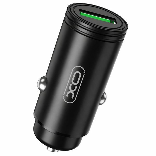 Автомобильное зарядное устройство QC3.0 18W, XO CC39 + кабель USB-Lightning / Автомобильный адаптер / АЗУ в прикуриватель 23458909101 фото