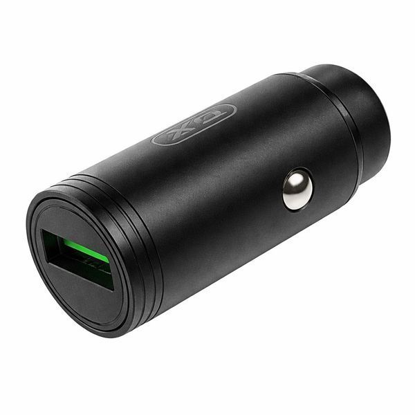 Автомобильное зарядное устройство QC3.0 18W, XO CC39 + кабель USB-Lightning / Автомобильный адаптер / АЗУ в прикуриватель 23458909101 фото