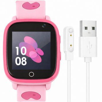 Дитячий смарт годинник з MicroSIM та 2G, HOCO Y100, Рожевий / Розумний годинник для дітей / Смарт годинник дитячий 23458834101 фото