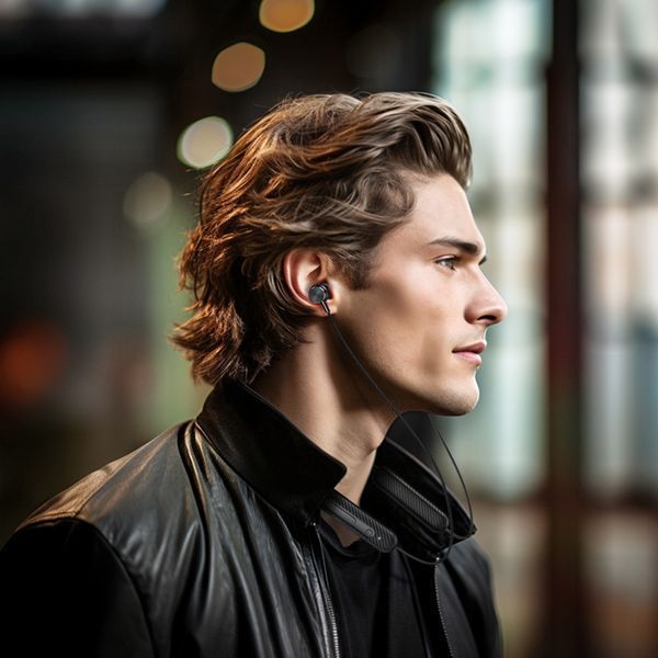 Беспроводные Bluetooth наушники, Hoco ES70, Черные / Наушники для бега / Вакуумные наушники / Наушники с затылочной дужкой 234598033 фото