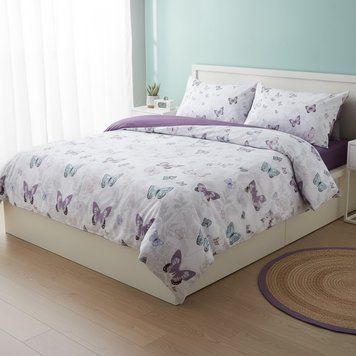Постельное белье хлопок, Евро размер, подарочная упаковка, Romeo Home Poplin Butterfly 2 / Хлопковое постельное белье 345601355 фото