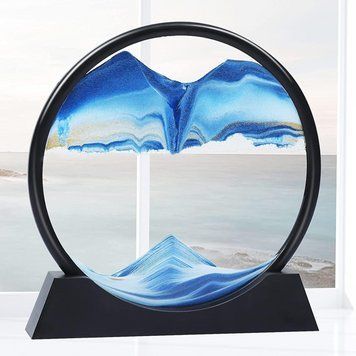 3D картина антистрес "Піщаний пейзаж", Помаранчевий / Настільна пісочна картина в кімнату / Картина антистрес 234571406 фото