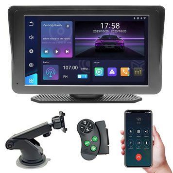 Беспроводная автомобильная стереосистема 7" Carplay 701W / Автомобильный сенсорный монитор / Портативный экран 234576522 фото