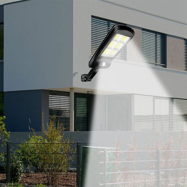 Вуличний ліхтар на сонячній батареї Solar Light BL BK120-6COB з пультом / Світильник на вулицю з датчиком руху 123462416 фото