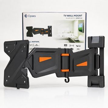 Поворотний кронштейн для телевізора 13-27''", до 30 кг, LDA10-112, Чорний / Кріплення для телевізора / Настінне кріплення для ТВ 234594650 фото