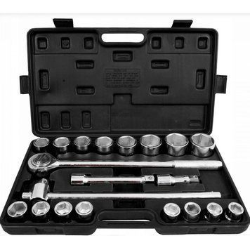 Набор торцевых ключей 21 шт, 3/4", 19-50 мм, BOXER BX-284 / Набор инструментов / Набор торцевых головок 234578684 фото
