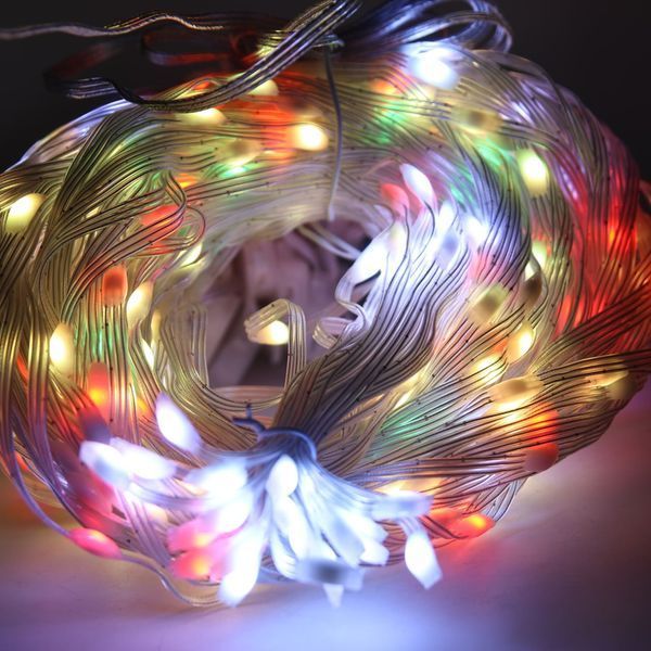 Смарт гірлянда Штора від USB, 2х2м, 400 LED, з пультом, Різнокольорова / Новорічна гірлянда на вікно 234576457 фото