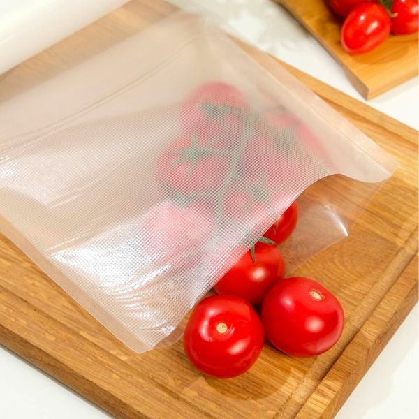 Пакеты для вакууматора 5 м х 20 см в рулоне / Вакуумные пакеты для продуктов / Пленка для вакууматора 234562374 фото