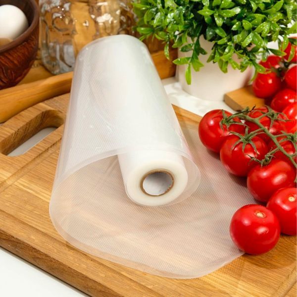 Пакеты для вакууматора 5 м х 20 см в рулоне / Вакуумные пакеты для продуктов / Пленка для вакууматора 234562374 фото
