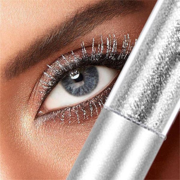 Водостійка туш для вій з блискітками ICVC Diamond Eyelash / Прозора туш зі срібним глітером 234569432 фото