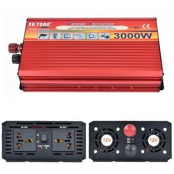 Преобразователь напряжения с 12-230V, 3000Вт / Автомобильный инвертор / Инвертор чистый синус 234580269 фото