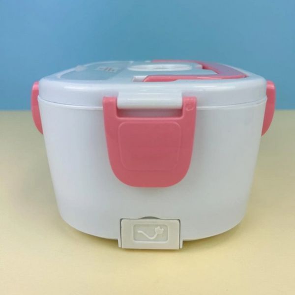 Ланч бокс с подогревом еды, Electric Lunch Box, Розовый / Электрический контейнер / Пищевой термо судок 23456371203 фото