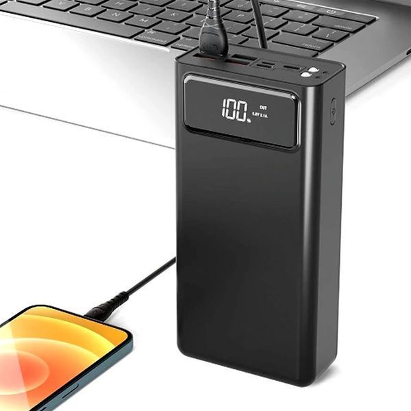 Повербанк 50000mAh с фонариком 4хUSB, 22,5W, XO PR125 / Павербанк для телефона / Внешний аккумулятор / УМБ 234575555 фото