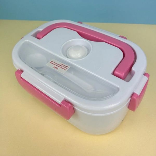 Ланч бокс с подогревом еды, Electric Lunch Box, Розовый / Электрический контейнер / Пищевой термо судок 23456371203 фото