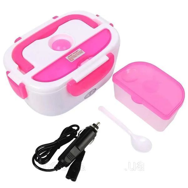 Ланч бокс с подогревом еды, Electric Lunch Box, Розовый / Электрический контейнер / Пищевой термо судок 23456371203 фото