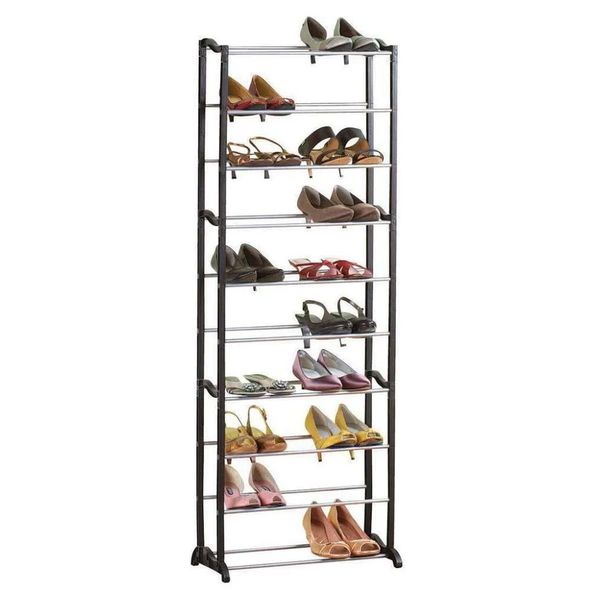 Полиця для взуття (30 пар), 130х50х16см, Amazing Shoe Rack / Органайзер-полиця для зберігання взуття в передпокій  123461297 фото