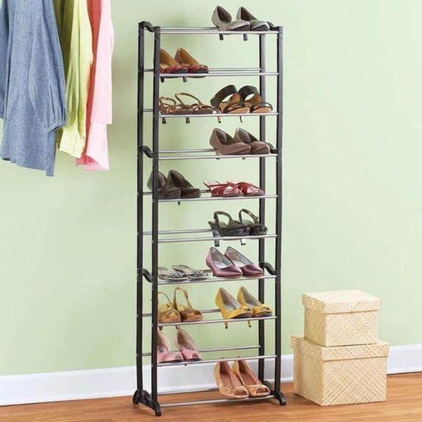 Полиця для взуття (30 пар), 130х50х16см, Amazing Shoe Rack / Органайзер-полиця для зберігання взуття в передпокій  123461297 фото